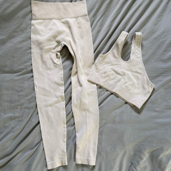 OQQ Pants - Ribbed Set